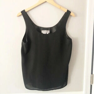 ADRIANNA PAPELL Sleeveless Top Evening Essentials Blouse Shirt medium